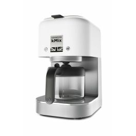Kenwood COX750WH kMix Cafetera de Filtro 1200W Jarra de Vidrio 8 Tazas 0.75L Blanco con Selector de Aroma y Apagado Automático