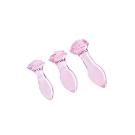 Plug Anal Dream Toys Glaze Rosa 3 Piezas Plug Anal Dream Toys Glaze Rosa 3 Piezas