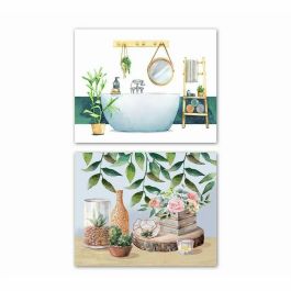 Cuadro Scandi DKD Home Decor Multicolor 1.8 x 40 x 50 cm (2 Unidades) Precio: 9.98999958. SKU: B17FY8R558