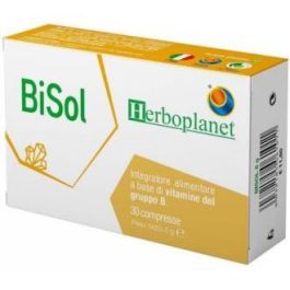 HERBOPLANET Bisol Complemento Alimenticio de Vitaminas del Grupo B 30 Comprimidos Precio: 13.4999997. SKU: B13GT6535V