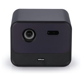 InFocus Crusader Grand Master IN3028SL - Proyector LED Smart Full HD 1080p, 1200 Lúmenes, Wi-Fi, Android TV, 3D, HDR10, Netflix, Disney+, Pantalla 22-130", 40W Altavoz