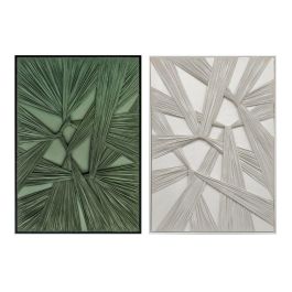 Cuadro Home ESPRIT Verde Beige Moderno (2 Unidades) Cuadro Home ESPRIT Verde Beige Moderno (2 Unidades)