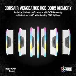 Memoria Corsair Ddr5 64Gb 2X32Gb Pc5600 Vengeance Rgb Blanca CMH64GX5M2B5600C40W