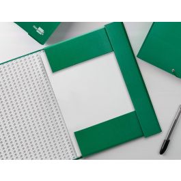 Carpeta Proyectos Liderpapel Folio Lomo 90 mm Carton Forrado Verde