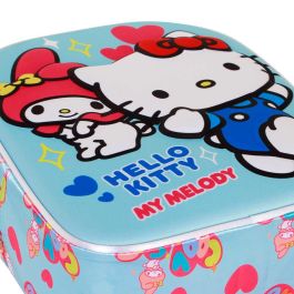 Sanrio Hello Kitty Mochila Preescolar 3D Elite Friendship con Relieve Frontal, Bolsillo Lateral, Acolchada, 7 Litros, Azul Sanrio Hello Kitty Mochila Preescolar 3D Elite Friendship con Relieve Frontal, Bolsillo Lateral, Acolchada, 7 Litros, Azul