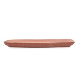 Bidasoa Bandeja Rectangular Cerámica Gio 28x14 cm Terracota (4 Unidades) Apto Microondas y Lavavajillas