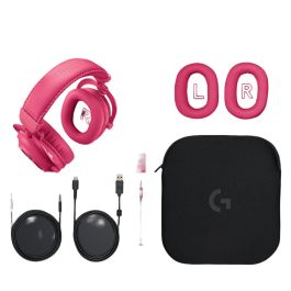 Logitech PRO X 2 Lightspeed WRLS Auriculares Inalámbricos Gaming Sonido Envolvente Rosa