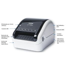 Impresora Térmica Brother QL1110NWBCZX1 Precio: 227.50000009. SKU: S0236081