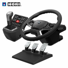 Hori Volante con caja de cambios y pedales HOR1727999673801 para PC, incluye Truck Simulator 2 y American Truck Simulator