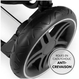 HAUCK HAU4007923148952 - Cochecito Todoterreno RAPID 4D, Plegado con una mano, 4 Ruedas, Negro