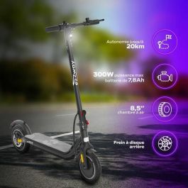 Ezway Patinete Eléctrico EX85 - 300W - Ruedas de 8.5" - Autonomía de 20 km