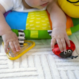 Baby Einstein Cojín de Actividad Multisensorial para Jugar Boca Abajo Cal-a-Pillow - Niños a partir de 0 meses - BE74451167568