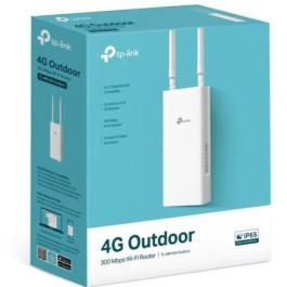 TP-Link TL-MR100-OUTDOOR Router Inalámbrico 4G Banda Única (2.4 GHz) Ethernet Rápido Blanco