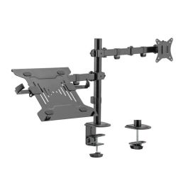 Ewent EW1519 Soporte Escritorio para 1 Monitor hasta 34" y 1 Portátil hasta 15.6", Ajustable Altura, VESA 75/100, Ergonómico Ewent EW1519 Soporte Escritorio para 1 Monitor hasta 34" y 1 Portátil hasta 15.6", Ajustable Altura, VESA 75/100, Ergonómico
