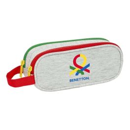 Portatodo Doble Benetton Pop Gris (21 x 8 x 6 cm)