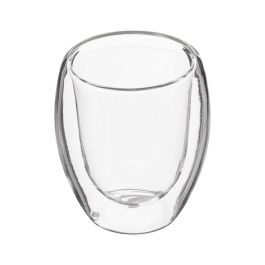 Secret Of Gourmet Juego de 2 tazas de café de cristal de doble pared 7 cl, transparente Precio: 7.58999967. SKU: S7908515