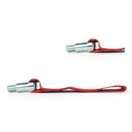 OCC Motorsport OCCRC016 Cinta de Remolque para Coche Racing JDM Roja con Tornillo, Nylon y Acero, 3000kg Carga