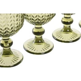 Copa Basicos DKD Home Decor Verde 8 x 14.5 x 8 cm Set de 6