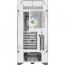Corsair iCUE 5000X RGB Midi Torre PC Blanco - Vidrio Templado, RGB, Gestión de Cables, CC-9011213-WW