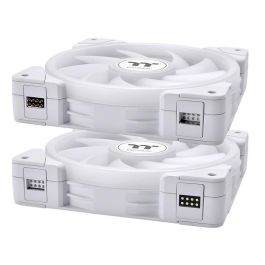 Thermaltake SWAFAN EX12 ARGB Refrigerador de Aire para Carcasa PC 14 cm Blanco, Pack de 3 Unidades