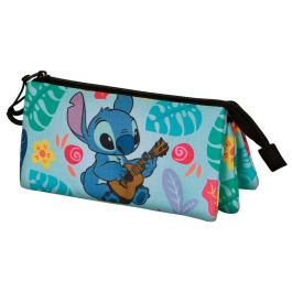 Estuche Portatodo Triple Guitar Disney Lilo y Stitch Verde Precio: 12.79000008. SKU: B1D79D5JTF