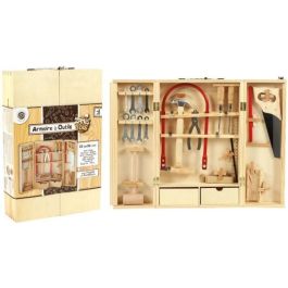 Armario de herramientas de madera con herramientas reales - PLANETE BOIS - FSC - 25 piezas - Montessori - A partir de 8 años Precio: 58.49999947. SKU: B12ESW5DZ2