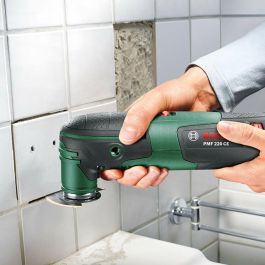 Bosch Herramienta Multifunción PMF 220 CE 220W para Lijado, Pulido, Corte, Aserrado y más