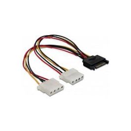 DeLOCK Adaptador de Corriente SATA 15p a 2x 4p Molex Hembra 20cm Precio: 24.78999963. SKU: B1AHJGSS42