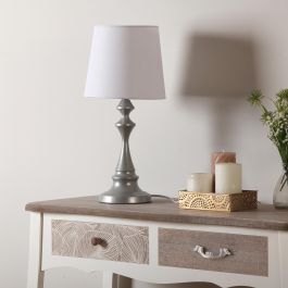 Lampara De Mesa Gene Gris Versa 23X49CM Lampara De Mesa Gene Gris Versa 23X49CM