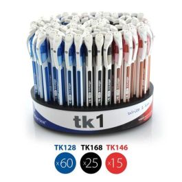 Boligrafo Office Box Tk1 1Mm Expositor De 100 (60 Azules, 25 Negros Y 15 Rojos) Precio: 28.58999979. SKU: B1DMPSNT2D