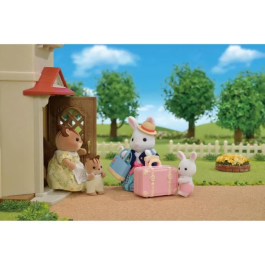 Sylvanian Families La madre de Snow Rabbit y su maleta de fin de semana - Familias Sylvanian 5641