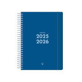 Agenda Escolar Liderpapel 25- 26 Espiral Basic Azul Oscuro Semana Vista A5 Bilingüe Papel Fsc 70 gr Agenda Escolar Liderpapel 25- 26 Espiral Basic Azul Oscuro Semana Vista A5 Bilingüe Papel Fsc 70 gr