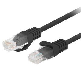 Lanberg PCU6-10CC-0750-BK Cable de Red Ethernet Cat6 U/UTP (UTP) de 7.5 metros con Conectores RJ-45 Macho - Color Negro para Conexión de Datos Gigabit