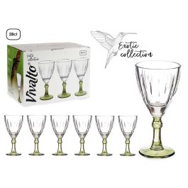 Copa Vino Color Verde 275Ml Vivalto 9X18CM (36 Unidades) Copa Vino Color Verde 275Ml Vivalto 9X18CM (36 Unidades)