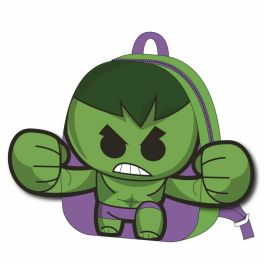 Mochila guarderia personaje peluche avengers hulk 18.0 x 22.0 x 4.0 cm