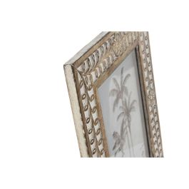 Marco Foto 20X25 Indio DKD Home Decor Blanco Natural 2 x 36.5 x 31.5 cm