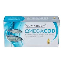 MARNYS Aceite de Hígado de Bacalao 500 mg 60 Perlas - Vitaminas A y D para carencias Precio: 11.4999995. SKU: B1CXTF63VQ