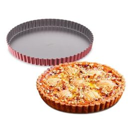 TEFAL Molde para pastel Delibake en acero - Ø 30 cm - Rojo y gris - Fondo desmontable Precio: 33.7900002. SKU: B1B33APVMM