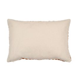 Cojín Blanco-Ocre Algodón / Poliéster 40 X 60 cm