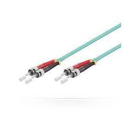 MicroConnect Cable de Fibra Óptica ST-ST Multimodo Duplex OM3 (Azul Aqua) 0.5m Precio: 5.50000055. SKU: B1HZ5CYB2C