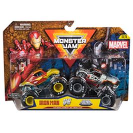 Spin Master SPI1728686262276 Pack de 2 Vehículos de Fundición a Presión 1:64 - Marvel Monster Jam - Juguete para Niños de 3 Años+