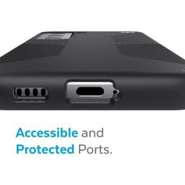 Speck Presidio2 Grip Samsung Galaxy S22+ Case, Black/Black/White Speck Presidio2 Grip Samsung Galaxy S22+ Case, Black/Black/White