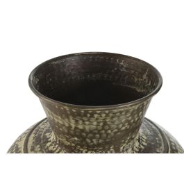 DKD Home Decor Tinaja Verde 41 x 46.5 x 41 cm Colección Mundra Acabado Patinado Aluminio