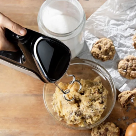 Domo Batidora Eléctrica DO9258M 800 W 5 Velocidades + Turbo Negro / Acero