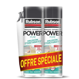 Rubson Power Pure Pack de 2 Aerosoles de Espuma Expansiva - 21 L - Adherencia Multisuperficie Precio: 45.50000026. SKU: B19EAS9DKL