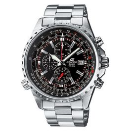 Reloj Hombre Casio 527D-1AVEF Negro Plateado Precio: 172.68999968. SKU: B15ATLVCG7
