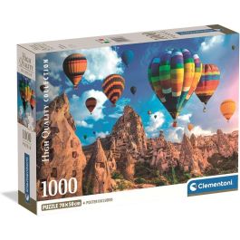 CLEMENTONI Puzzle Balloons in Cappadocia, 1000 piezas, 70x50 cm, alta calidad