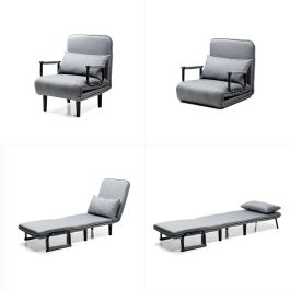Sofá Cama Convertible Individual 4 en 1 Softfa InnovaGoods Sofá Cama Convertible Individual 4 en 1 Softfa InnovaGoods