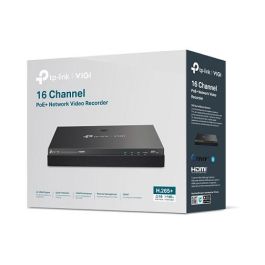 TP-Link VIGI NVR2016H-16MP Grabador de Video en Red PoE+ de 16 Canales