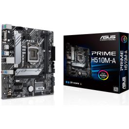 ASUS PRIME H510M-A Placa Base Intel LGA 1200 micro ATX DDR4-SDRAM para Celeron, Core i5/i7/i9, Pentium